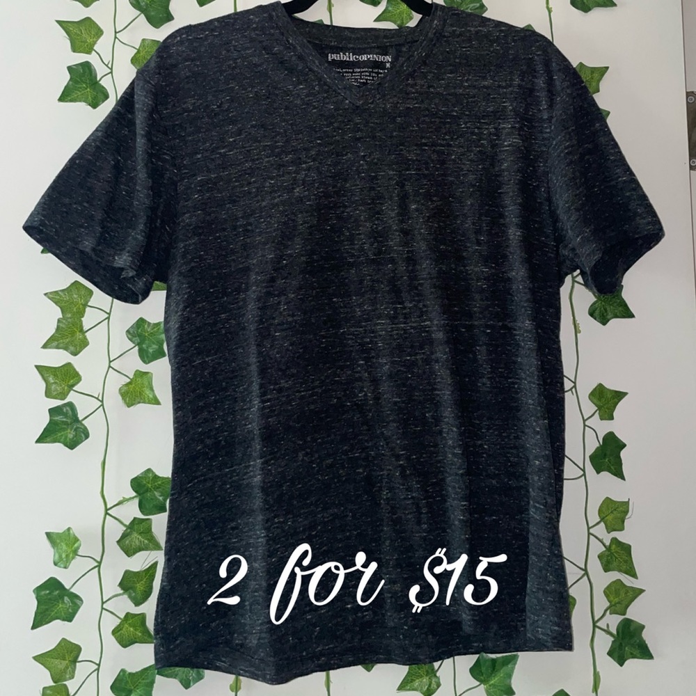 Basic dark grey T-shirt